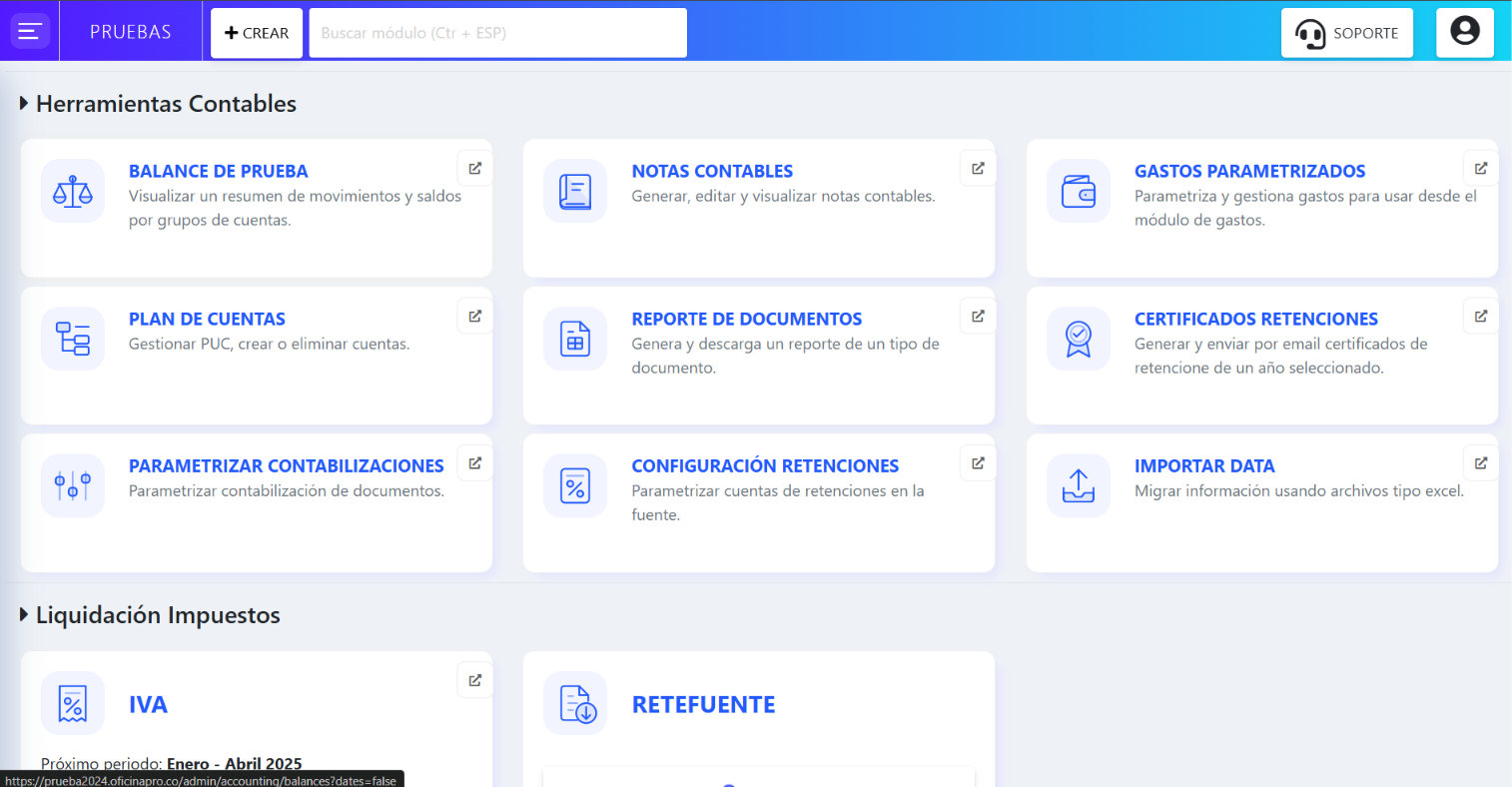 Herramientas contables: balance de prueba, plan de cuentas y notas contables